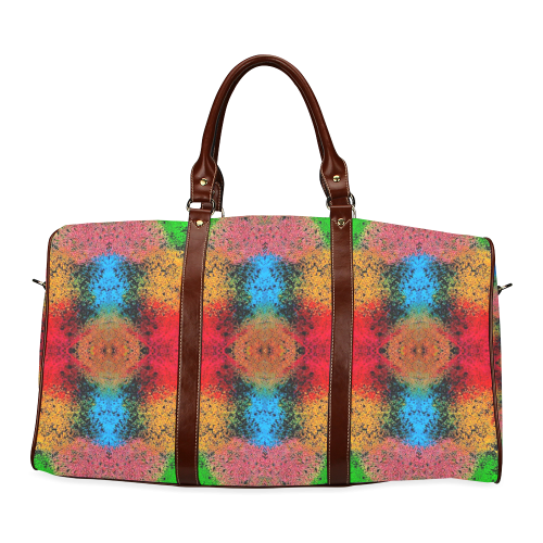 Colorful Goa Tapestry Painting Waterproof Travel Bag/Large (Model 1639)