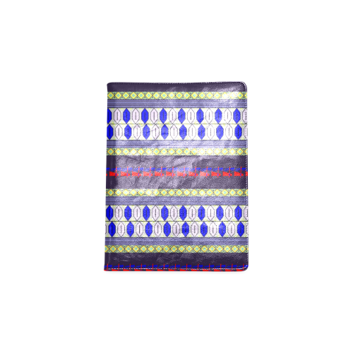 Colorful Geometric Horizontal Pattern Custom NoteBook B5
