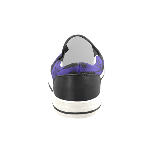 pURPLE pOWER 2 Men's Slip-on Canvas Shoes (Model 019)