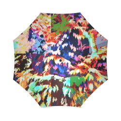 Foliage Patchwork #7 - Jera Nour Foldable Umbrella (Model U01)