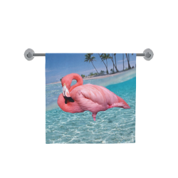 Flamingo and Palms Bath Towel 30"x56"