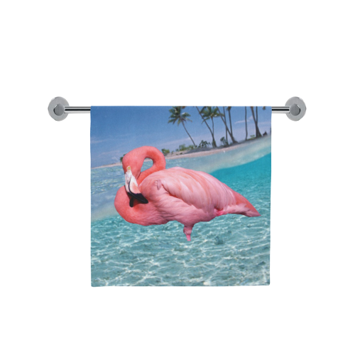 Flamingo and Palms Bath Towel 30"x56"