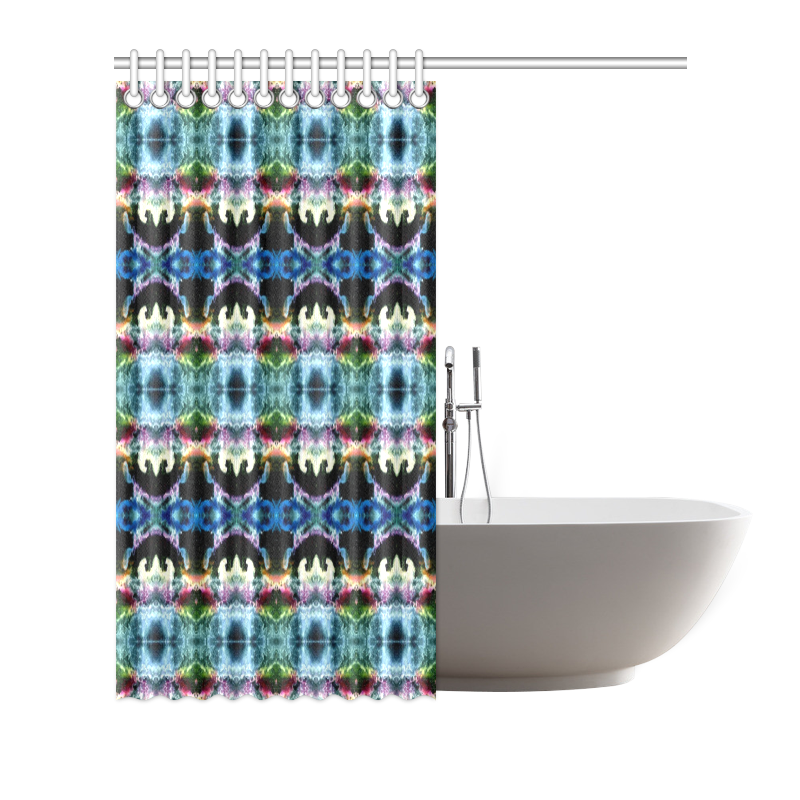 In Space Pattern Shower Curtain 66"x72"
