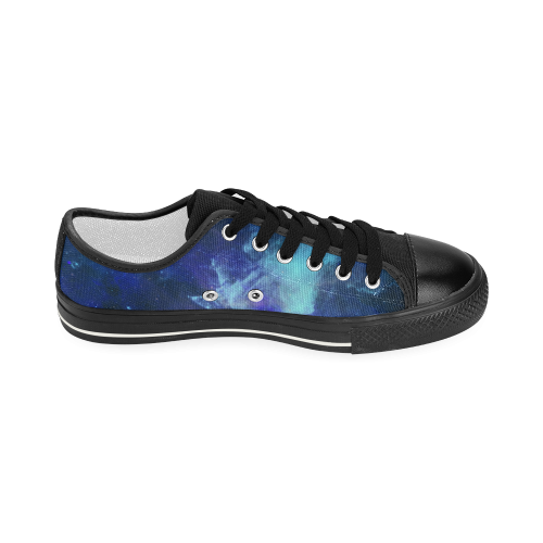 Blue Galaxy Women's Classic Canvas Shoes (Model 018)
