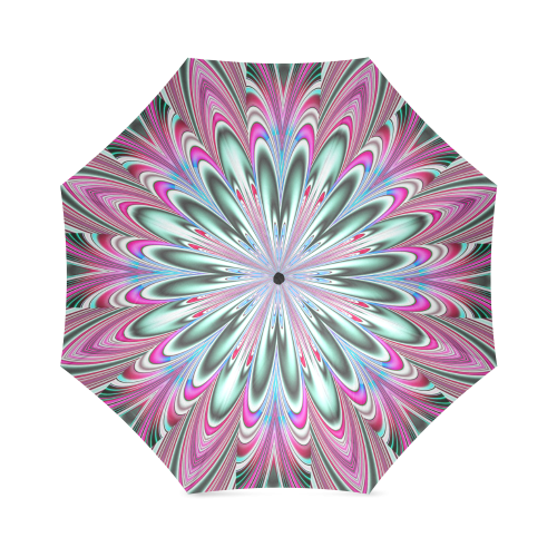 Fractal Kaleidoscope Mandala Flower Abstract 11 Foldable Umbrella (Model U01)