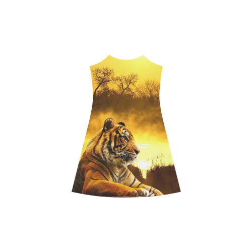 Tiger and Sunset Alcestis Slip Dress (Model D05)