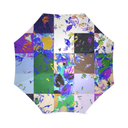 Foliage Patchwork #3 - Jera Nour Foldable Umbrella (Model U01)