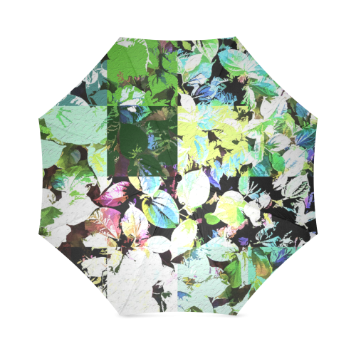 Foliage Patchwork #2 - Jera Nour Foldable Umbrella (Model U01)