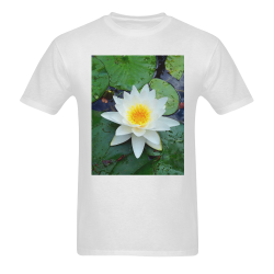 Waterlily Sunny Men's T- shirt (Model T06)