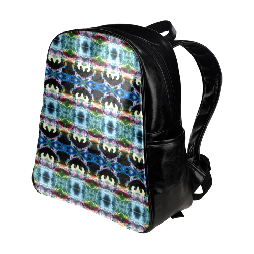 In Space Pattern Multi-Pockets Backpack (Model 1636)