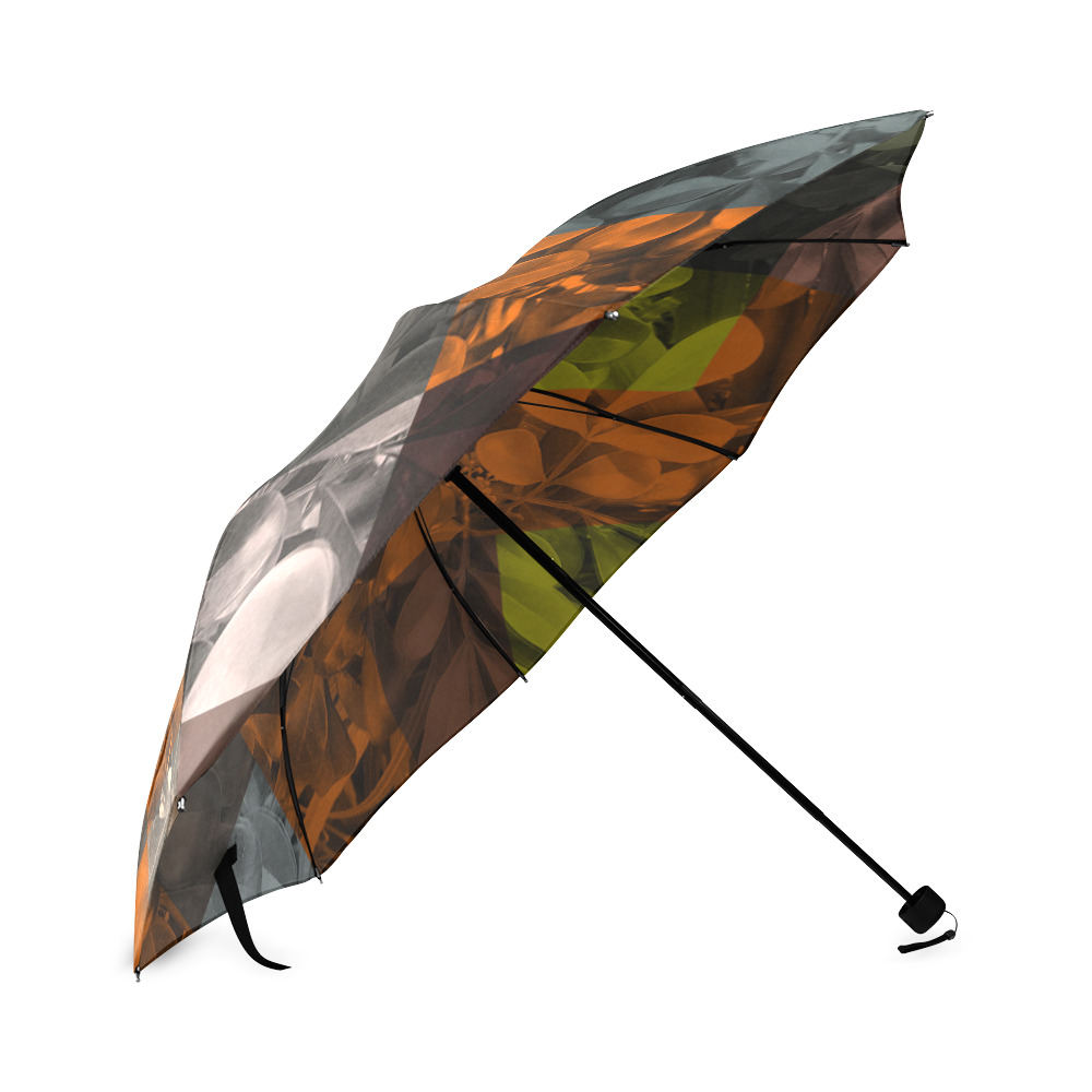 Foliage Patchwork #9 - Jera Nour Foldable Umbrella (Model U01)