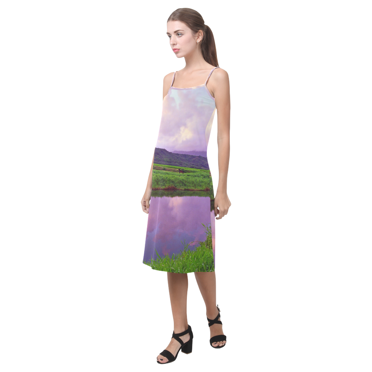 Dawn Hanalei River Kauai Alcestis Slip Dress (Model D05)