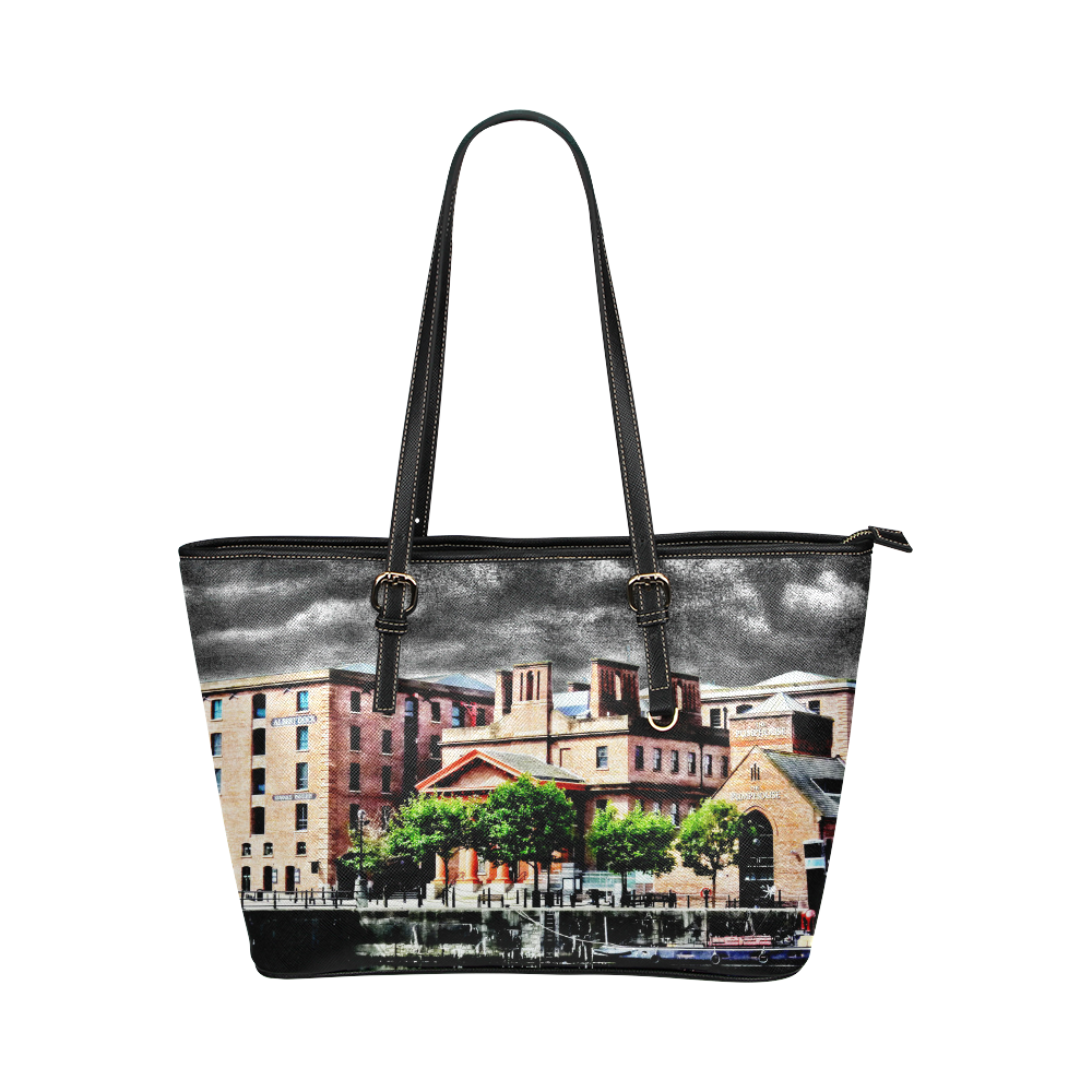 UK Albert-Dock - Jera Nour Leather Tote Bag/Large (Model 1651)