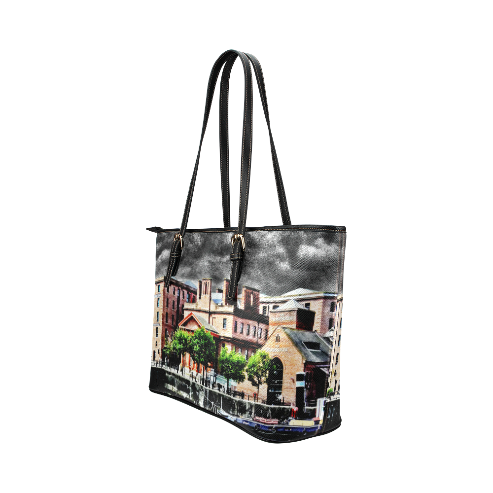 UK Albert-Dock - Jera Nour Leather Tote Bag/Large (Model 1651)