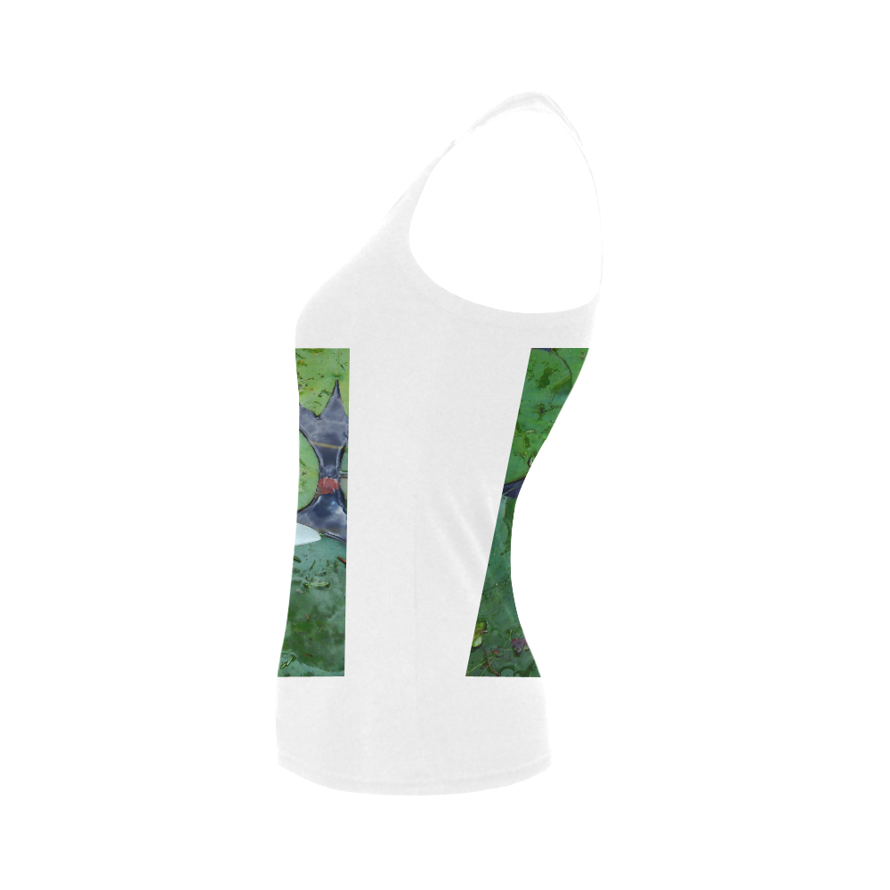 Waterlily Women's Shoulder-Free Tank Top (Model T35)