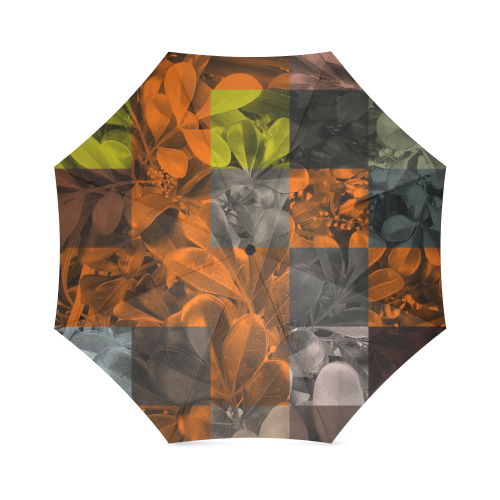 Foliage Patchwork #9 - Jera Nour Foldable Umbrella (Model U01)