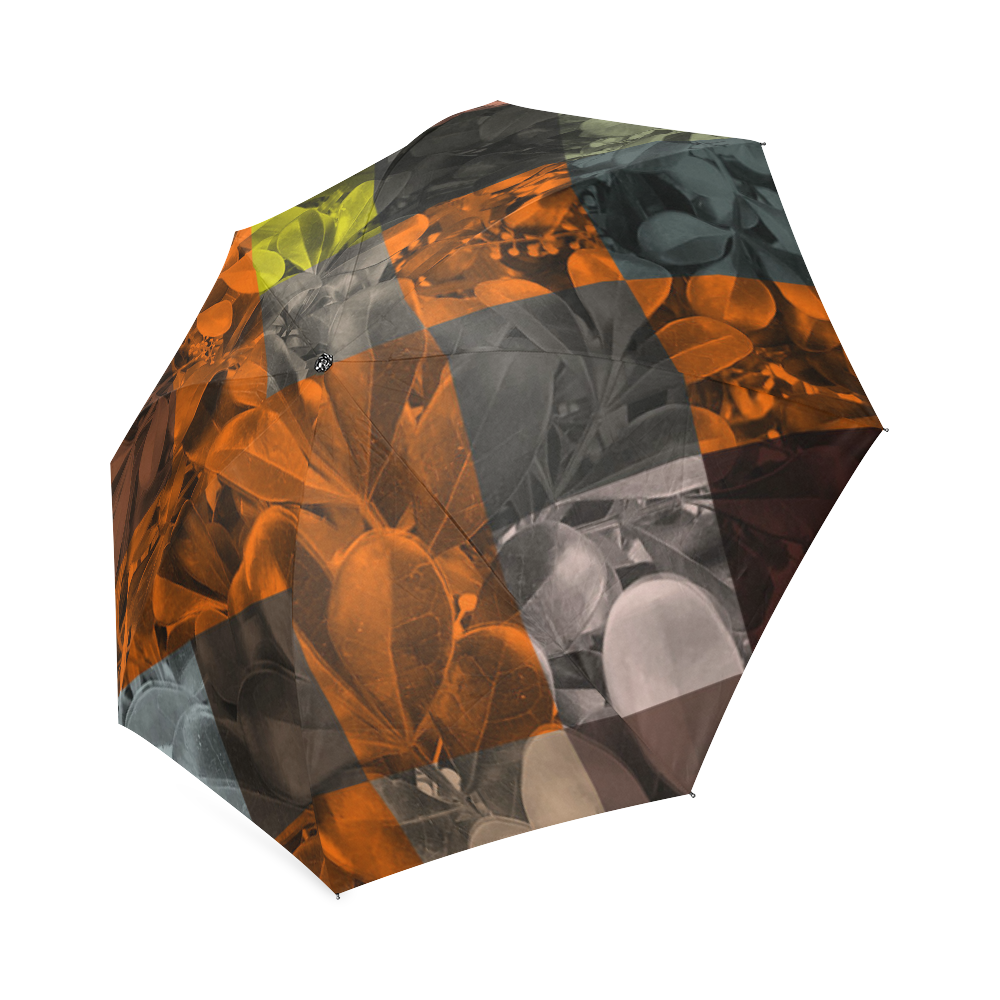 Foliage Patchwork #9 - Jera Nour Foldable Umbrella (Model U01)