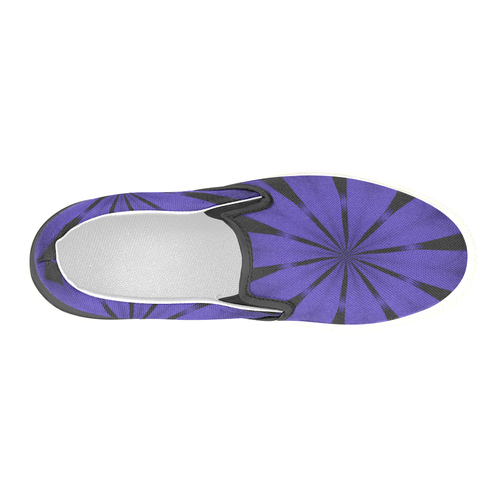 pURPLE pOWER 2 Men's Slip-on Canvas Shoes (Model 019)