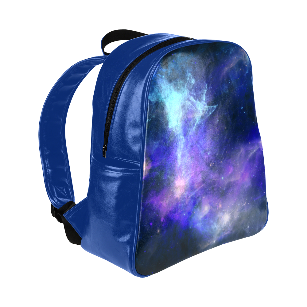 Blue Galaxy Multi-Pockets Backpack (Model 1636) | ID: D687976
