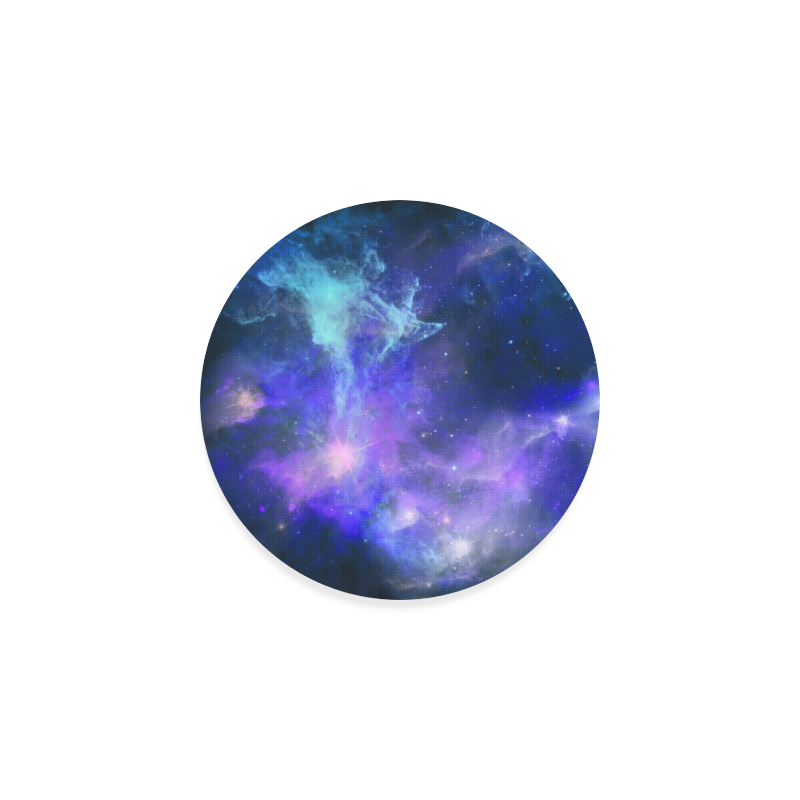 Blue Galaxy Round Coaster