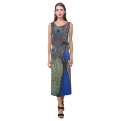 Die Pfau Phaedra Sleeveless Open Fork Long Dress (Model D08)