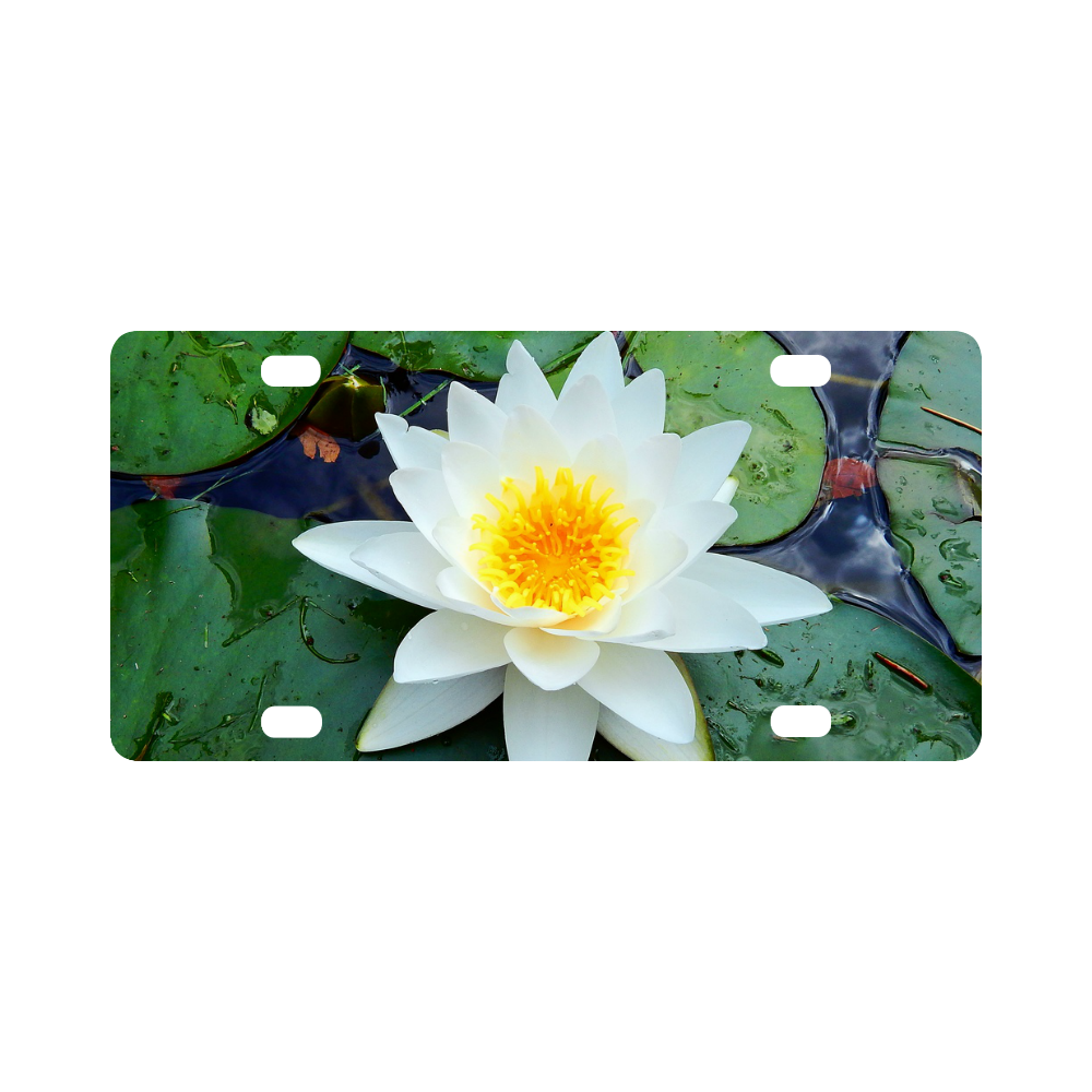 Waterlily Classic License Plate