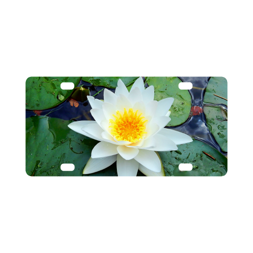 Waterlily Classic License Plate