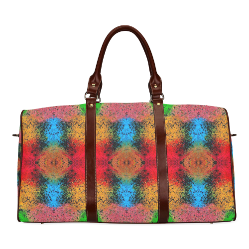 Colorful Goa Tapestry Painting Waterproof Travel Bag/Small (Model 1639)