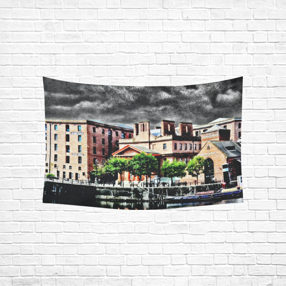 UK Albert-Dock - Jera Nour Cotton Linen Wall Tapestry 60"x 40"