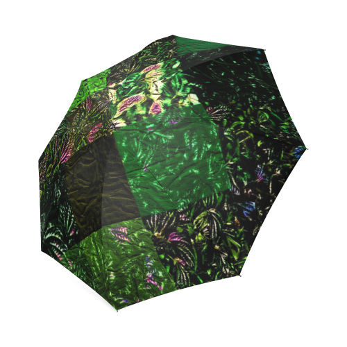 Foliage Patchwork #1 - Jera Nour Foldable Umbrella (Model U01)