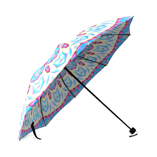 Fractal Kaleidoscope Mandala Flower Abstract 17 Foldable Umbrella (Model U01)