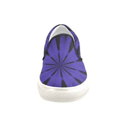 pURPLE pOWER 2 Men's Slip-on Canvas Shoes (Model 019)