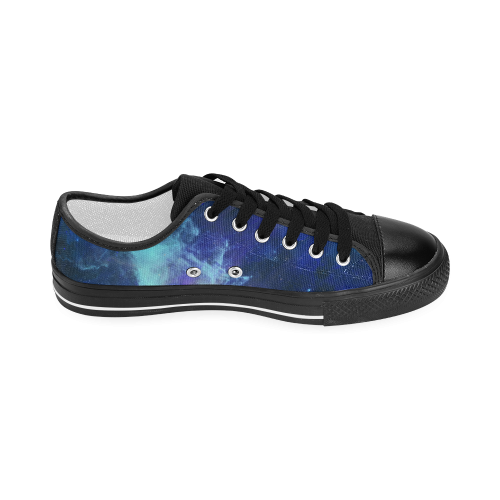 Blue Galaxy Men's Classic Canvas Shoes (Model 018)
