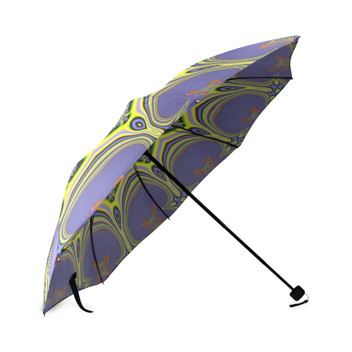 Fractal Kaleidoscope Mandala Flower Abstract 10 Foldable Umbrella (Model U01)