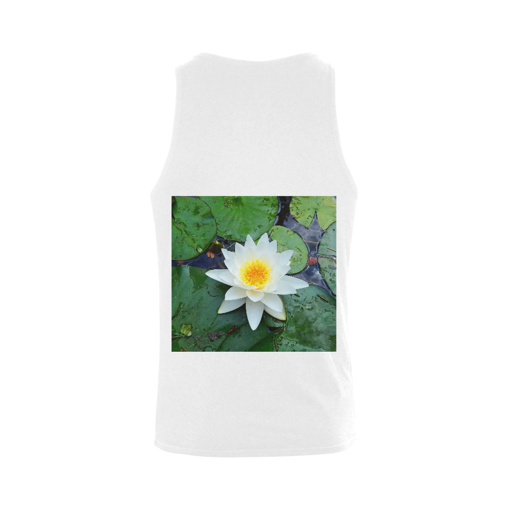 Waterlily Men's Shoulder-Free Tank Top (Model T33)