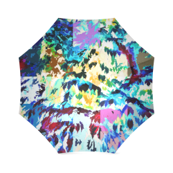 Foliage Patchwork #7 - Jera Nour Foldable Umbrella (Model U01)