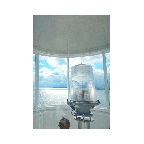 Lighthouse View Cotton Linen Wall Tapestry 60"x 90"