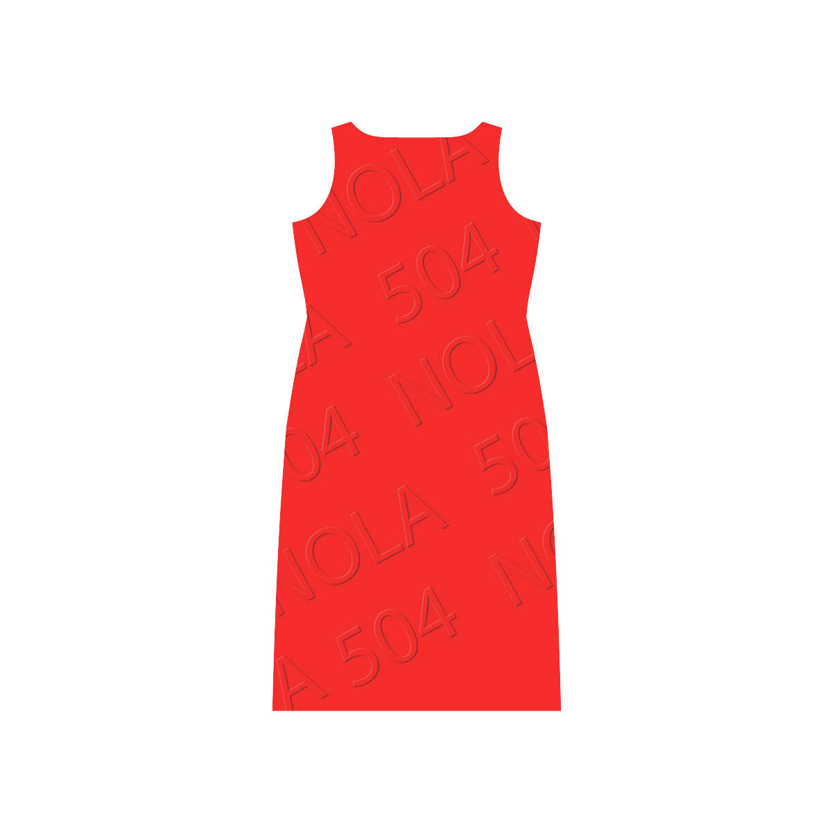 NOLA 504 Sleevelss open Fork Phaedra Sleeveless Open Fork Long Dress (Model D08)