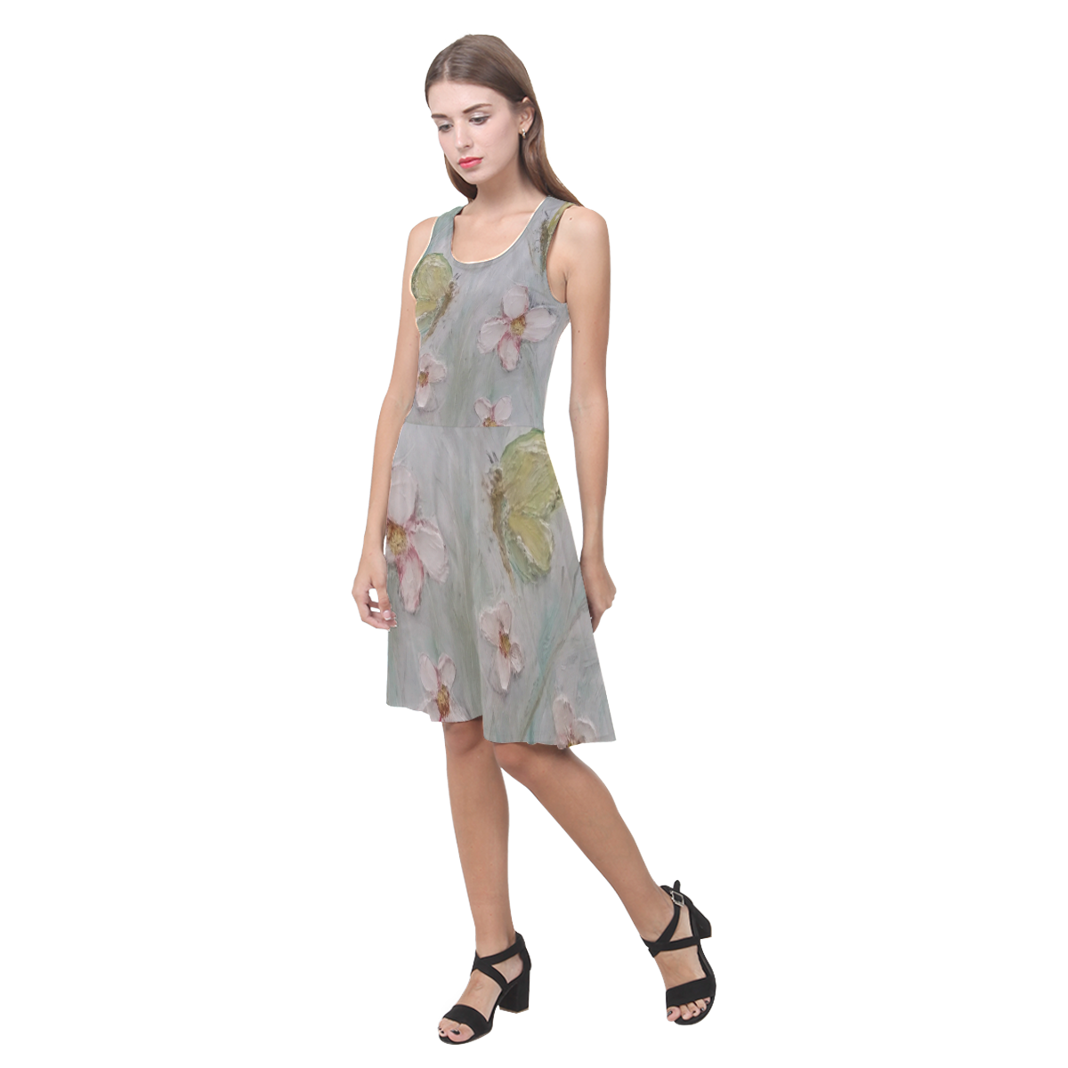 Soft as a Butterfly Atalanta Casual Sundress(Model D04)