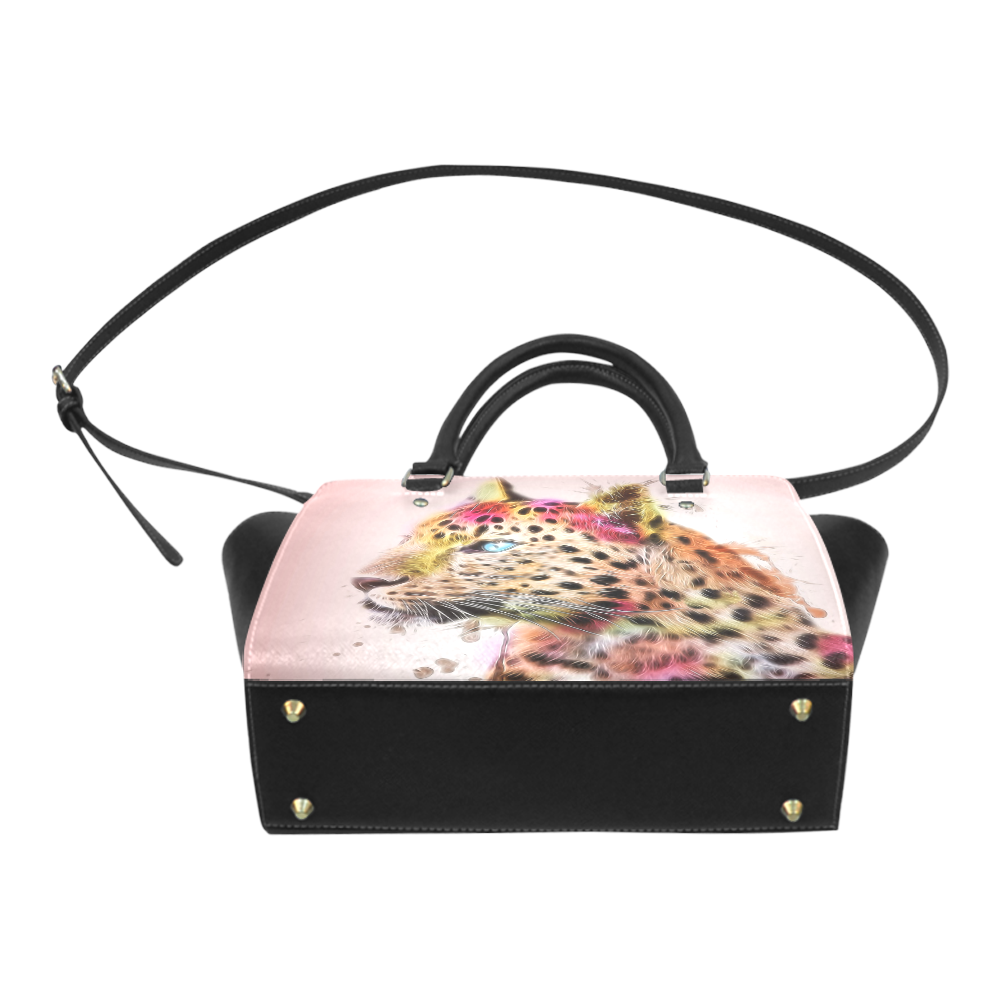 Fractal Tiger handbag Classic Shoulder Handbag (Model 1653)