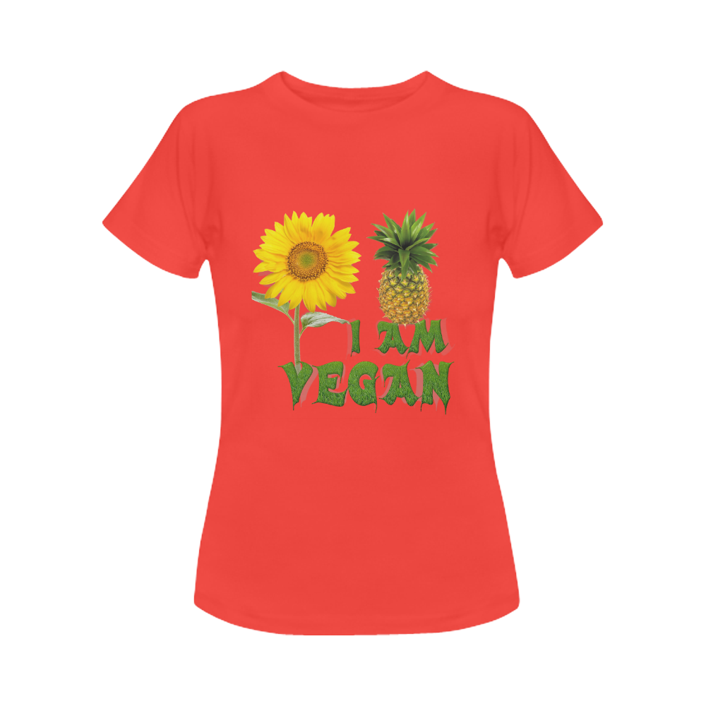 I am Vegan Women's Classic T-Shirt (Model T17）