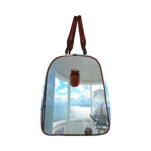 Lighthouse View Waterproof Travel Bag/Large (Model 1639)