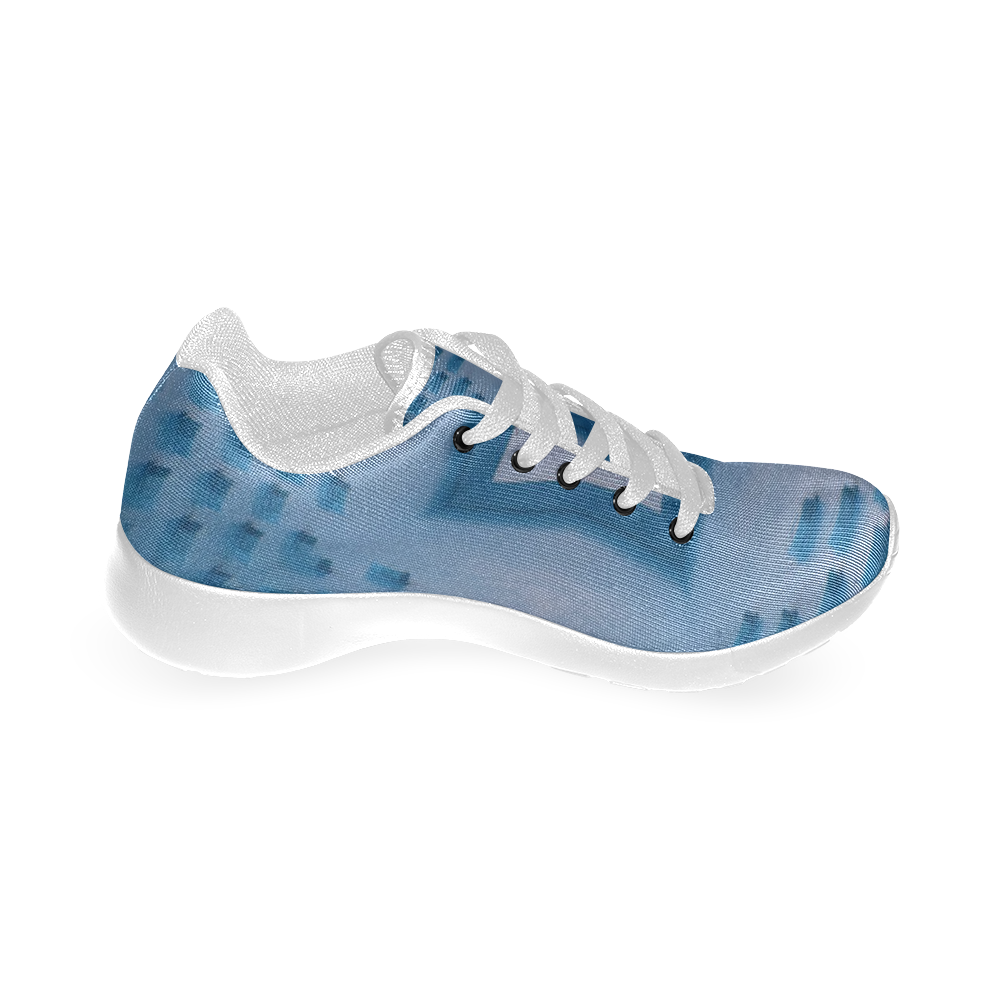 Blue Blocks Men’s Running Shoes (Model 020)