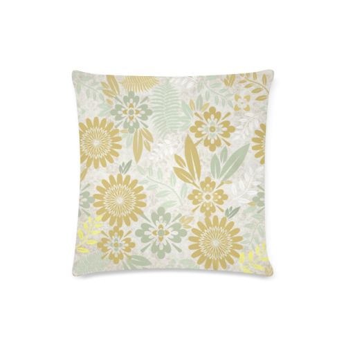 My new flower pattern Custom Zippered Pillow Case 16"x16"(Twin Sides)