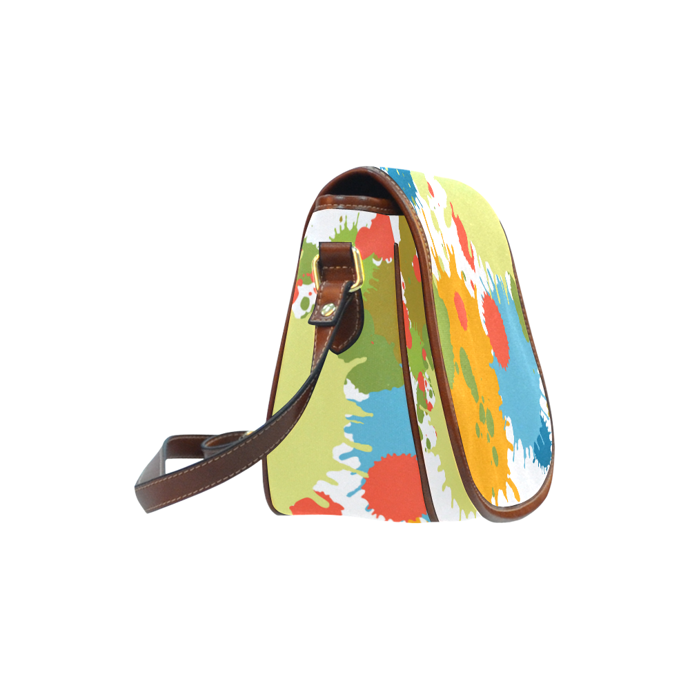New Splash Design Saddle Bag/Small (Model 1649) Full Customization
