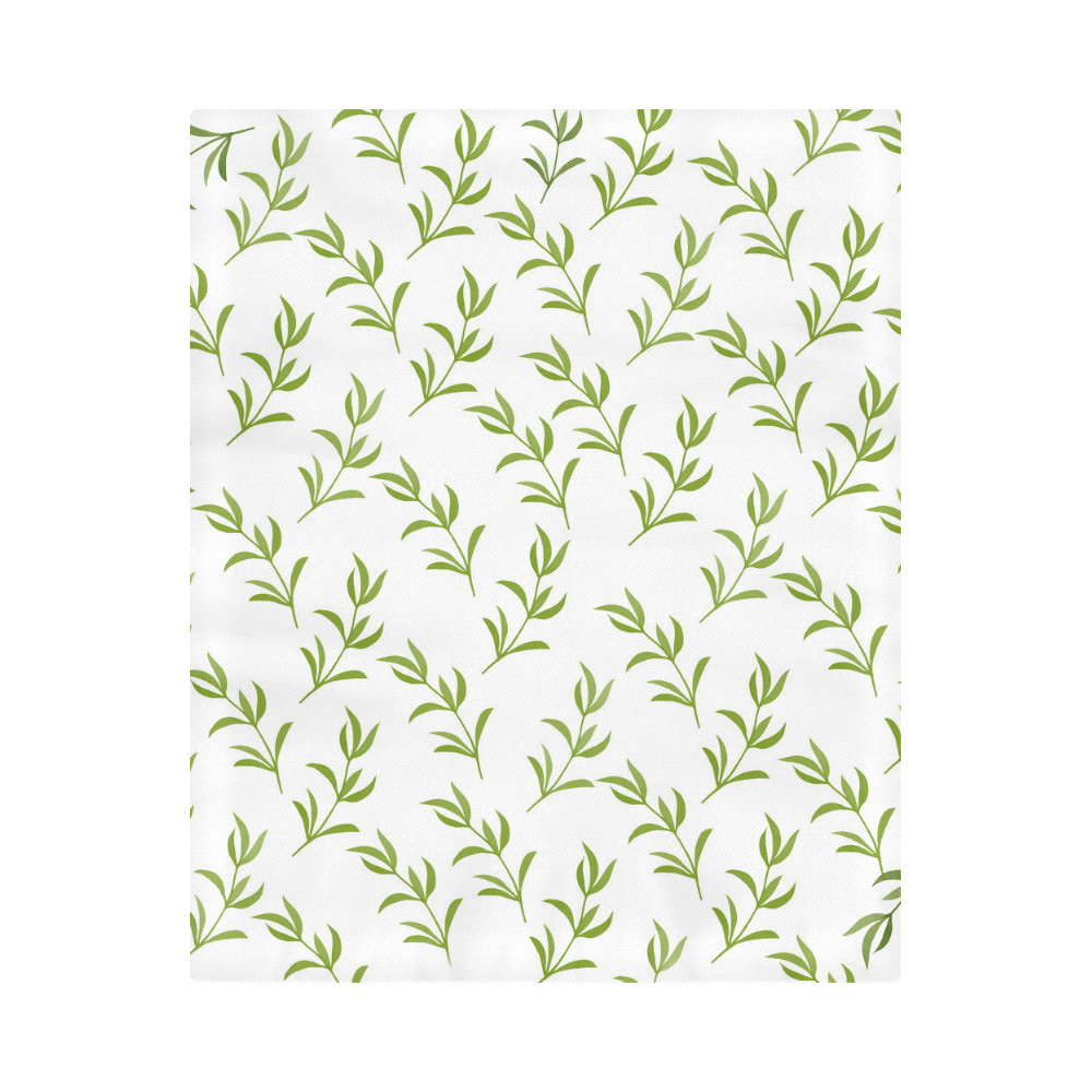 Green branches Duvet Cover 86"x70" ( All-over-print)