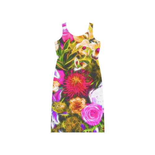 floral ArtStudio 3916B Phaedra Sleeveless Open Fork Long Dress (Model D08)