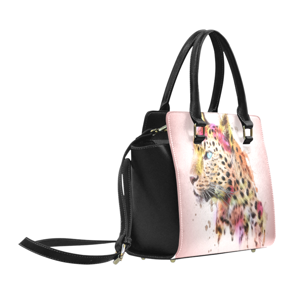 Fractal Tiger handbag Classic Shoulder Handbag (Model 1653)