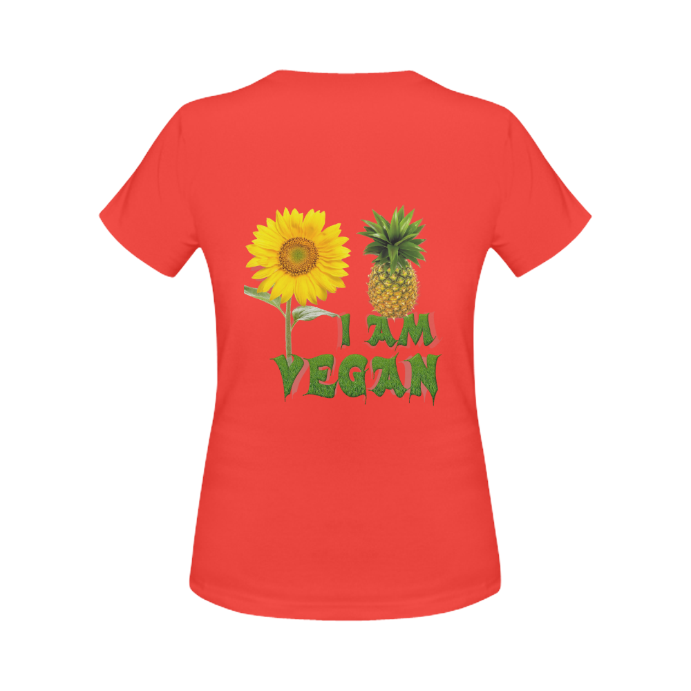 I am Vegan Women's Classic T-Shirt (Model T17）