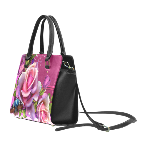 Rose bloom handbags Classic Shoulder Handbag (Model 1653)